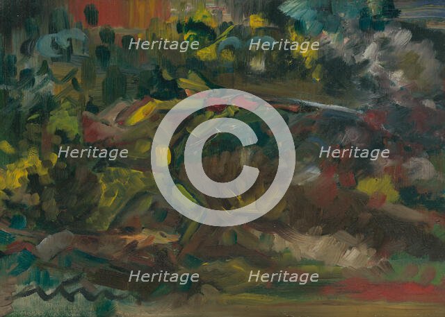 Hunter Shooting, 1940-1944. Creator: Arnold Peter Weisz-Kubincan.