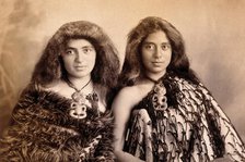 New Zealand: two Maori women, c1890s. Creator: Arthur James Iles.
