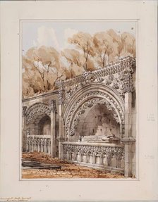 Aberdeen Cathedral - Monuments, South Transept, 1848-1852. Creator: Robert William Billings.