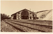 Gare de Longueau, 1855. Creator: Edouard Baldus.
