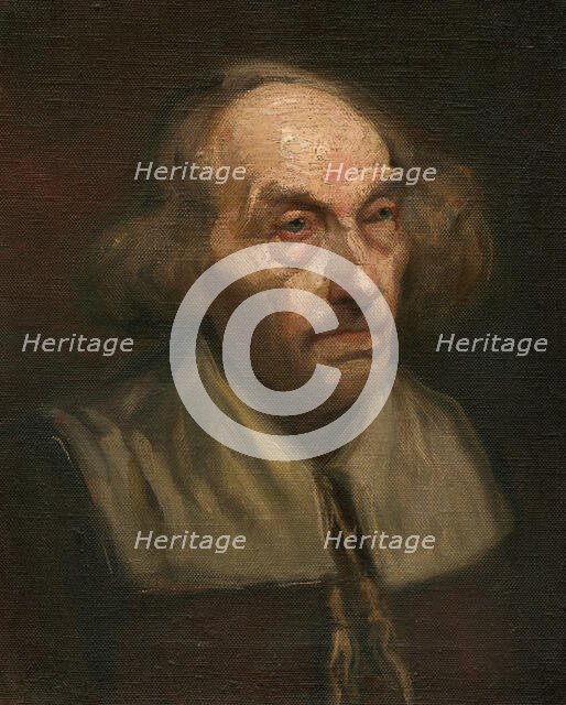 Head of an Old Man, 1900-1920. Creator: Ludovit Pitthordt.