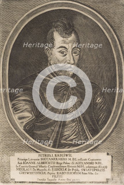 Petrus I Radziwill. From: Icones Familiae Ducalis Radivilianae, 1758.