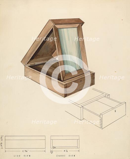 Bishop Hill: Dressing Case, 1936. Creator: Kurt Melzer.