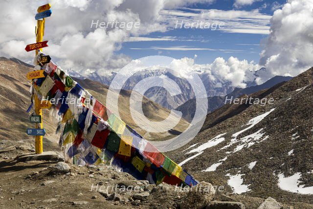 Khardung La pass, Ladakh, India, 2023.  Creator: Peter Thompson.