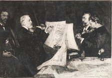The Joachim Quartet, 1904. Creator: Schmutzer, Ferdinand (1870-1928).