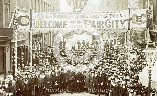 Castle Gate, Nottingham, Nottinghamshire, 1908. Artist: Unknown