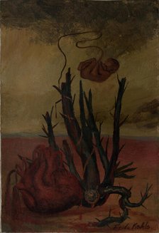 Untitled (Heart, Cactus, Fetus) . Creator: Kahlo, Frida (1907-1954).