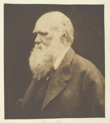 Charles Darwin, 1868, printed c. 1893. Creator: Julia Margaret Cameron.