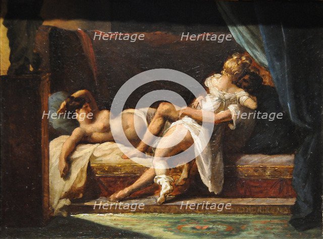 Three Lovers (L'Amour à trois), 1818-1820. Artist: Géricault, Théodore (1791-1824)