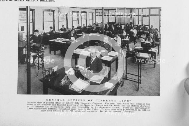 General offices of "Liberty Life", 1925. Creator: Unknown.