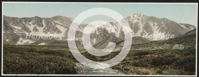 Colorado, Gray's and Torrey's Peaks, c1898. Creator: William H. Jackson.