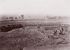 Rebel Fortifications in front of Atlanta, ca. 1864. Creator: George N. Barnard.