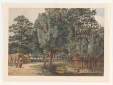 On the Houdringe estate near De Bilt, 1860. Creator: Hendrik Abraham Klinkhamer.