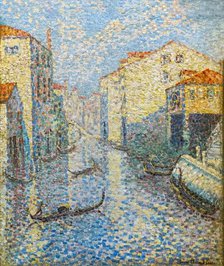 Un canal à Venise, 1899. Creator: Cross; Henri Edmond (1856-1910).