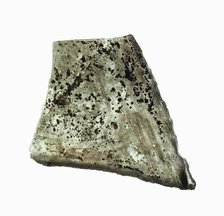 Glass Fragment, French, 14th century. Creator: Unknown.