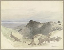 The Devil's Wall near Blankenburg in the Harz Mountains, 1844. Creator: Carl Theodor Reiffenstein.