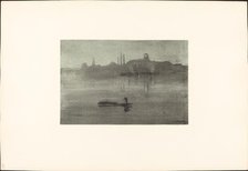 Nocturne, 1878/1887. Creator: James Abbott McNeill Whistler.