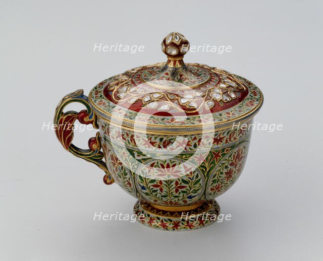 Wine Cup with Cover, 18th/19th century. Creator: Unknown.