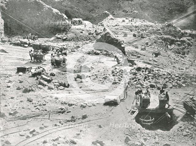 Diamond mines, Kimberley, South Africa, 1895.  Creator: William Laws Caney.