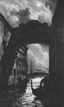 'The Bridge of Sighs', c1880, (1911). Artist: David Law.