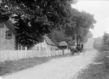 Road leading to White Horse Hill, Uffington, Oxfordshire, c1860-c1922. Artist: Henry Taunt