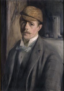 Self-Portrait, c. 1890. Creator: Blanche, Jacques-Émile (1861-1942).