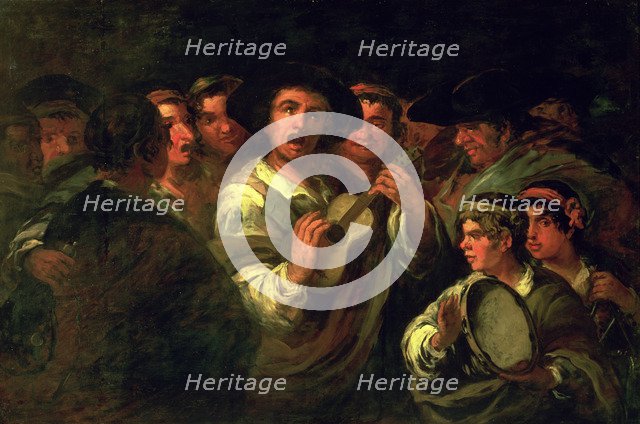  'The rounds', Eugenio Lucas Oil.