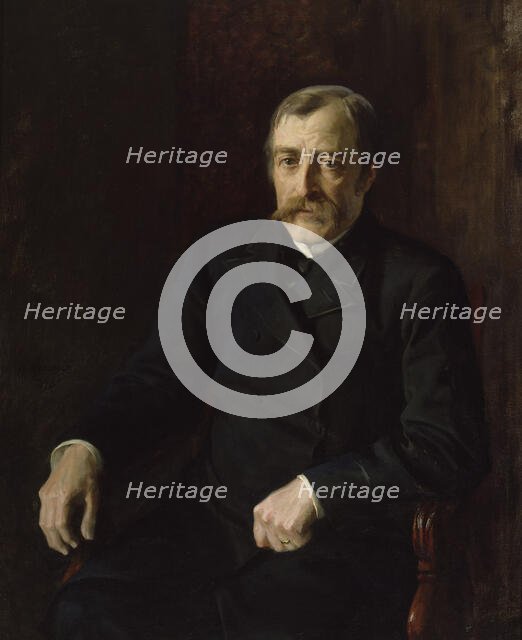 Portrait of Professor Carl Gustaf Estlander, 1896. Creator: Albert Edelfelt.