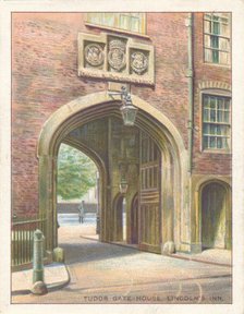 'Tudor Gate-House, Lincoln's Inn', 1929. Artist: Unknown.