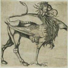 The Griffin, c. 1485. Creator: After Martin Schongauer German, c. 1430/50-1491.