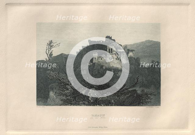 Das Malerische und Romantische Rheinland: Dhaun an der Nahe, 1928. Creator: Henry Winkles (British, 1801-1900); Kurt Schroeder.