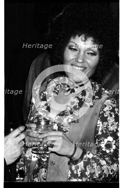 Cleo Laine, London, 1971.   Artist: Brian O'Connor.
