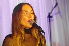 Georgia Cecile, Georgia Cecile Quartet, Watermill Jazz Club, Dorking, Surrey, 7 October 2025. Creator: Brian O'Connor.