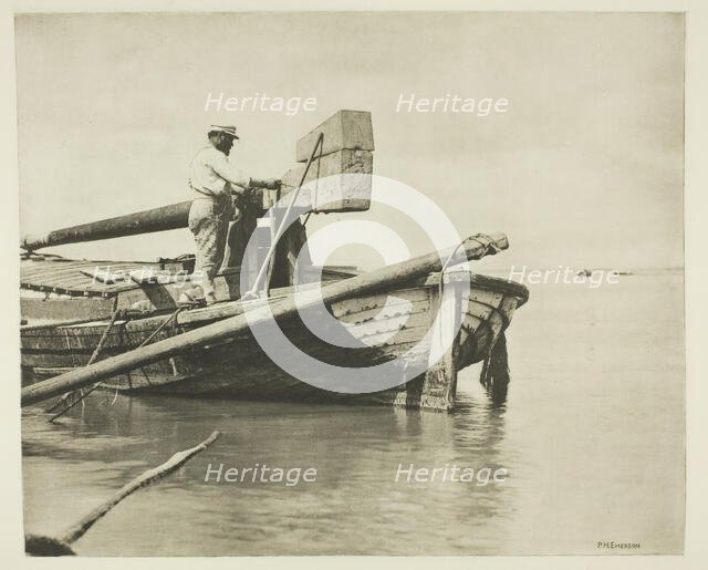 A Way Across the Marshes, c. 1883/87, printed 1888. Creator: Peter Henry Emerson.