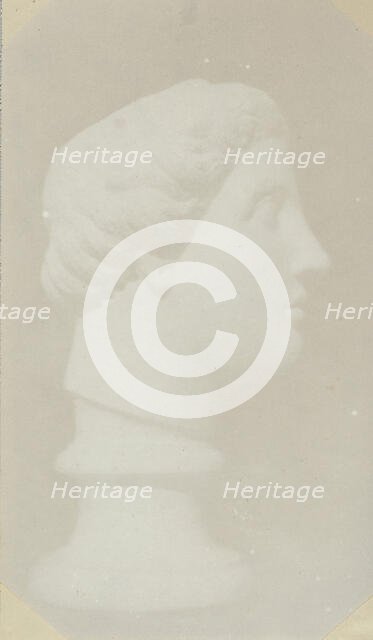 [Classical Head in Profile], probably 1839. Creator: Hippolyte Bayard.