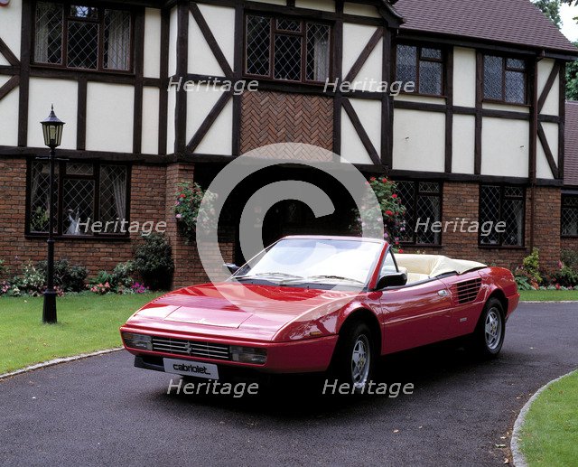 1987 Ferrari Mondial 3.2 cabriolet. Artist: Unknown.