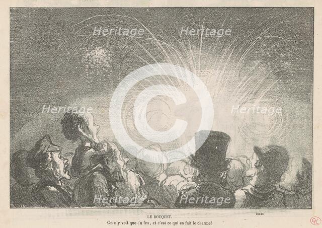 Le bouquet, 19th century. Creator: Honore Daumier.