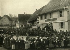 A village in Alsace is occupied by French troops, First World War, c1915, (c1920). Creator: Unknown.