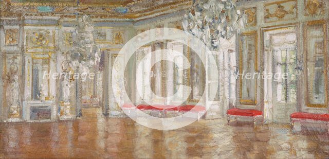 The White Hall, c. 1907. Creator: Sredin, Alexander Valentinovich (1872-1934).