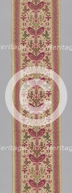 Panel (For a Bed Curtain), Pátmos, 17th century. Creator: Unknown.