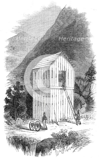 The French block house prison, in which Mr. Pritchard was confined, 1844. Creator: Unknown.