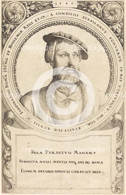 Doctor Stephen Schwartz, 1548. Creator: Augustin Hirschvogel.