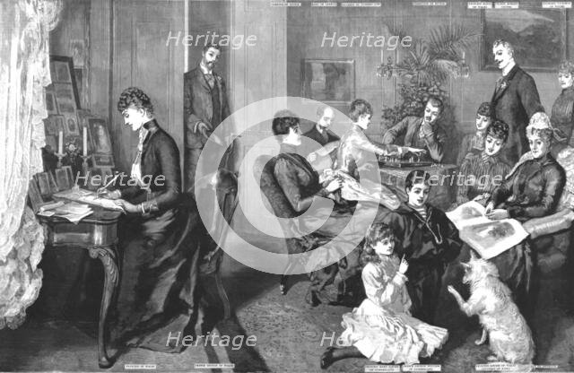 ''A Family Re-union at the Castle of Fredensborg, Denmark', 1890. Creator: Unknown.