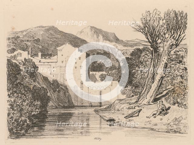 Liber Studiorum: Plate 22, Whitby, 1838. Creator: John Sell Cotman (British, 1782-1842).