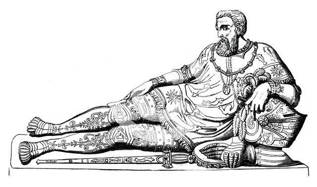 Effigy of Philippe de Chabot, Admiral of France, c1570, (1870). Artist: Unknown