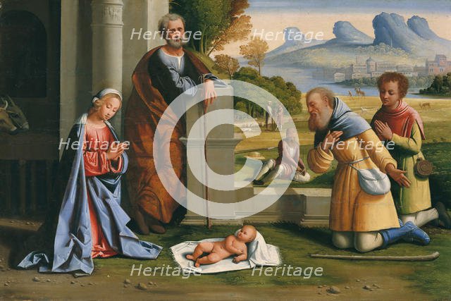 The Adoration of the Shepherds. Creator: L'Ortolano.