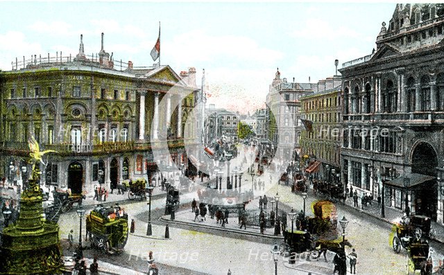 Piccadilly Circus, London, 20th Century. Artist: Unknown