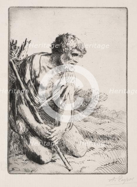 The Prodigal Son (3rd Plate). Creator: Alphonse Legros (French, 1837-1911).