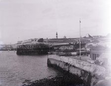 The Promenade Pier at Plymouth in Devon, late 19th-early 20th century.  Creator: Unknown.
