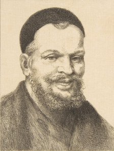 Portrait of Rabelais, 1868. Creator: Felix Bracquemond.